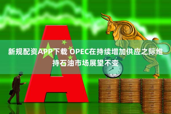 新规配资APP下载 OPEC在持续增加供应之际维持石油市场展望不变